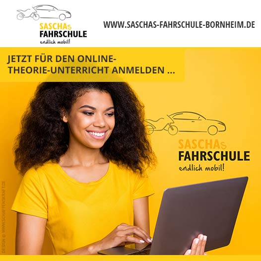 Jetzt für den Online-Theorie-Unterricht anmelden …